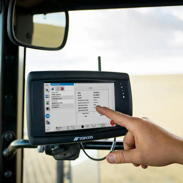 Piloto Automático com Monitor X25 + AGS2 para Tratores AGCO – Topcon